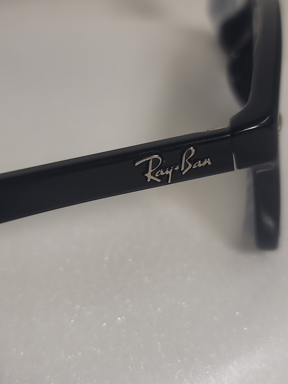 Ray-Ban Men's Black Sunglasses - Classic Logo Temple only the frames